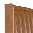 Ver imagem 7 de Cabeceira Cama King 195cm Luara Sintético Caramelo Z37 - Mpozenato