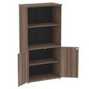 Ver imagem 2 de Armário Misto P25 Pandin 80 Cm (largura) em Mdp Cor Walnut com 2 Portas e 3 Prateleiras