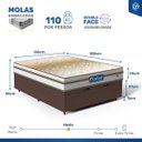 Ver imagem 5 de Cama Box Baú com Colchão de Molas Ensacadas Double Face Pillow Euro Alfa Probel Casal 138cm