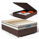 Ver imagem 1 de Cama Box Baú com Colchão de Molas Ensacadas Double Face Pillow Euro Alfa Probel Casal 138cm