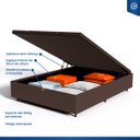 Ver imagem 7 de Cama Box Baú com Colchão de Molas Ensacadas Double Face Pillow Euro Alfa Probel Casal 138cm