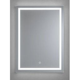 Espelho Decorativo de Luxo 80x100cm | Iluminado Led Frio 6000k | Touch Screen | Jateado | Ideal para - 2