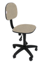 Ver imagem 1 de Cadeira Secretaria Giratoria Polo - Tecido J. Serrano - Marrom/Bege