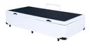 Ver imagem 3 de Cama Box Bau Solteirão Premium ( Blindada ) Super Reforçada - Corino - Branco