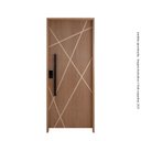 Ver imagem 1 de Porta Agatha 110x210 Fechadura Digital YDF40A Preto Lado Direito