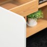Balcão Credenza 1 Porta 1 Gaveta 136cm Home Office Hanover/branco Flexus Artesano - 12