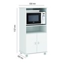 Ver imagem 5 de Armário para Forno e Microondas Multimóveis 2 Portas Fg6148 Branco