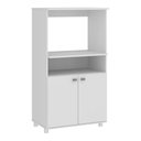 Ver imagem 2 de Armário para Forno e Microondas Multimóveis 2 Portas Fg6148 Branco