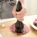 Ver imagem 1 de Amaciador Batedor de Carne Bife com Furador Manual Aço Inox