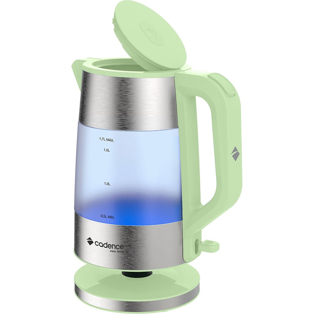 Chaleira Elétrica Cadence Neo Mint 1,7L - 220V - 4