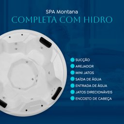 Spa Redondo Montana Completo com Hidro - 127v - 4