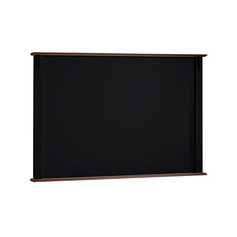 Painel de Tv para Sala 150cm Clássico 50505 Linz Móveis - Preto/imbuia Glazer