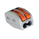 Ver imagem 1 de Emenda Eletrica Conector Tipo Borne 100 Pcs Duplo Pct2 Alltech Kit Conector 2 entradas