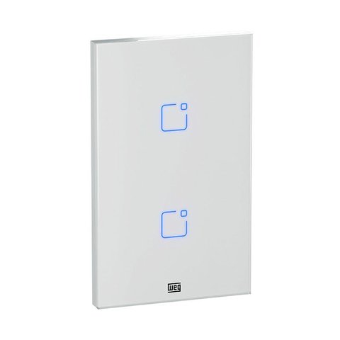 Interruptor Inteligente Touch Zigbee 2 Botões 4x2 Branco - Weg