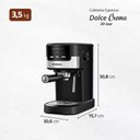 Ver imagem 2 de Cafeteira Espresso C-21-e-Cnp 20 Bar 1200W Dolce Crema Preto/Inox 220V - Mondial