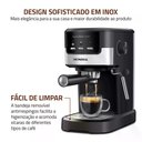 Ver imagem 3 de Cafeteira Espresso C-21-e-Cnp 20 Bar 1200W Dolce Crema Preto/Inox 220V - Mondial