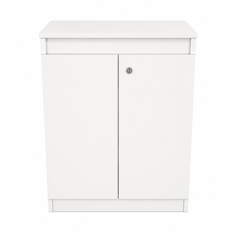 Armário Baixo Auxiliar Multiuso 2 Portas - Linha Studio: Branco