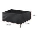 Ver imagem 2 de Capa para Mesa de Sinuca e Bilhar 287x155x82cm