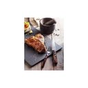 Ver imagem 4 de Jogo de Talheres para Churrasco Jumbo em Aço Inox com Cabo Castanho Polywood 12 Peças