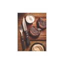 Ver imagem 3 de Jogo de Talheres para Churrasco Jumbo em Aço Inox com Cabo Castanho Polywood 12 Peças