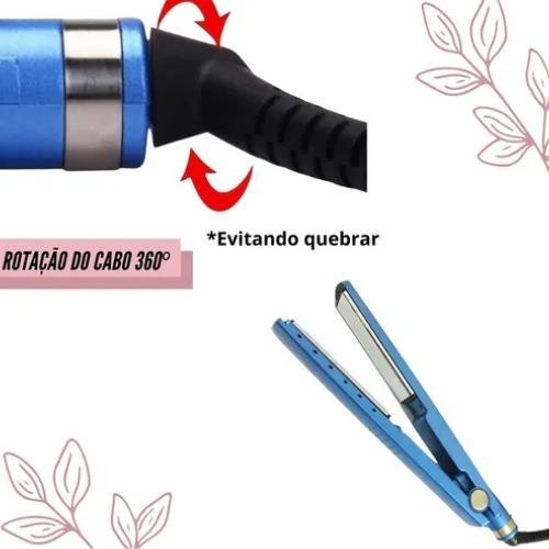 Chapinha Prancha Profissional Salão Íon Titanium Bivolt - 6