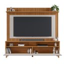 Ver imagem 3 de Estante Home para Tv até 65 Polegadas 183cm 2 Portas Panamá Notável