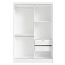 Ver imagem 4 de Kit Guarda-roupa Infantil Max 2 Portas de Correr + Cômoda Branco Madesa Branco