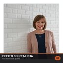 Ver imagem 3 de Papel de Parede 3D Tijolinho Autoadesivo 70x77 Espuma Alto Relevo Lavável sem Obra - Kit 5 Placas