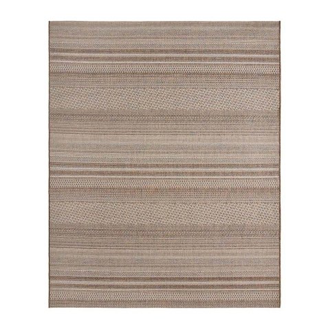 Tapete para Sala Sisal Buzios Arraial 49 Marrom-Azul 1,00X1,50M - J Serrano