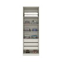 Ver mais imagens de Guarda-roupa Modulado 80cm 2 Portas 3 Gavetas Seletto Henn - Areia Hp
