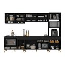 Ver imagem 5 de Cozinha Modulada Completa Compacta 287cm com Balcão para Cooktop Veneza Multimóveis MP2269