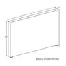 Cabeceira Sena Facto Cinza Super King (12x195x125) - Ortobom - 3