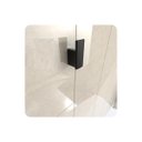 Ver imagem 2 de Cabide de Parede Banheiro Preto Fosco Dupla Fixação F.master
