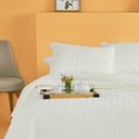 Ver imagem 2 de Kit Cobre Leito Dupla Face Poá Encantado Off White - King