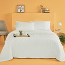 Ver imagem 1 de Kit Cobre Leito Dupla Face Poá Encantado Off White - King