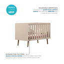 Ver imagem 4 de Berço Mini Cama 3 em 1 Americano 100% MDF Ayla