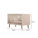 Ver imagem 3 de Berço Mini Cama 3 em 1 Americano 100% MDF Ayla