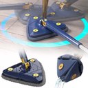 Ver imagem 2 de Rodo Mágico Mop Giratório Esfregão Triangular para Limpeza