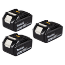 Ver imagem 1 de Kit 3 Baterias de Íons de Lítio 18V 5.0AH com Indicador Lxt BL1850B Makita