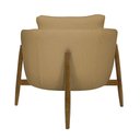 Ver mais imagens de Poltrona Decorativa Austin Base Madeira Bouclé Camel - Nexta Casa