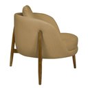 Ver imagem 7 de Poltrona Decorativa Austin Base Madeira Bouclé Camel - Nexta Casa