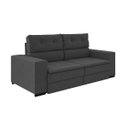 Ver imagem 4 de Sofá Retrátil Reclinável 4 Lugares Suede Veludo Fenix Espresso Móveis