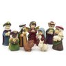 Presépio Infantil Importado 9 Peças 9 Cm + Base Mdf - 3
