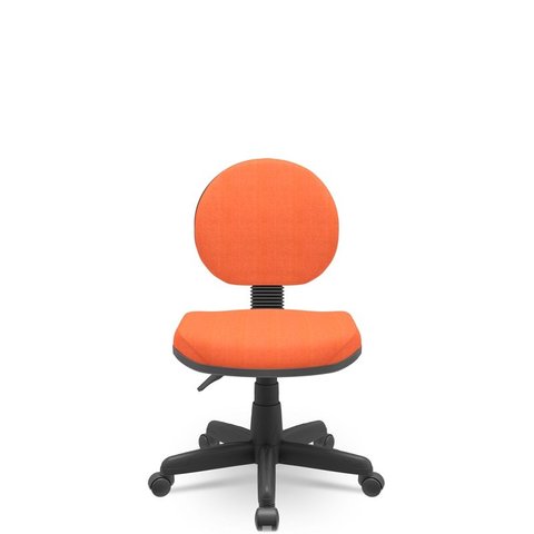 Cadeira Executiva Giratoria Odin - Couro Sintetico Corano - Laranja