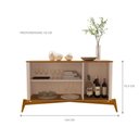 Ver imagem 5 de Conjunto Mesa de Centro e Buffet Rogers Off White Nature