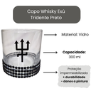 Ver imagem 4 de Copo Whisky Exu Tridente Preto 300 Ml