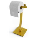Ver imagem 2 de Porta Papel Higiênico de Chão Suporte Papeleira Dourado Fs