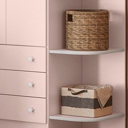 Jogo de Quarto Infantil Gr e Cômoda e Berço 1 Doce Sonho:rosa - 3