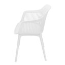 Ver imagem 3 de Cadeira Cooper em Polipropileno Branco com Almofada no Assento - 68717
