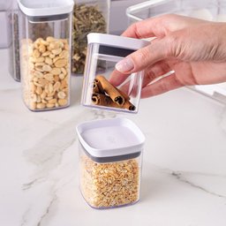 Kit 6 Potes Herméticos Mini Block Ou 150 ml:Natural - 6